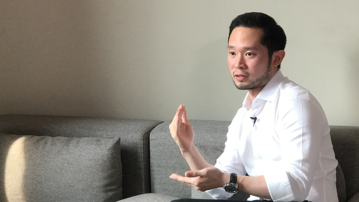 Chan Eu Boon – CEO Interview on Business Strategy - Chan Eu Boon (Darren) Chan Eu Boon explaining a business strategy during a daylight interview session.